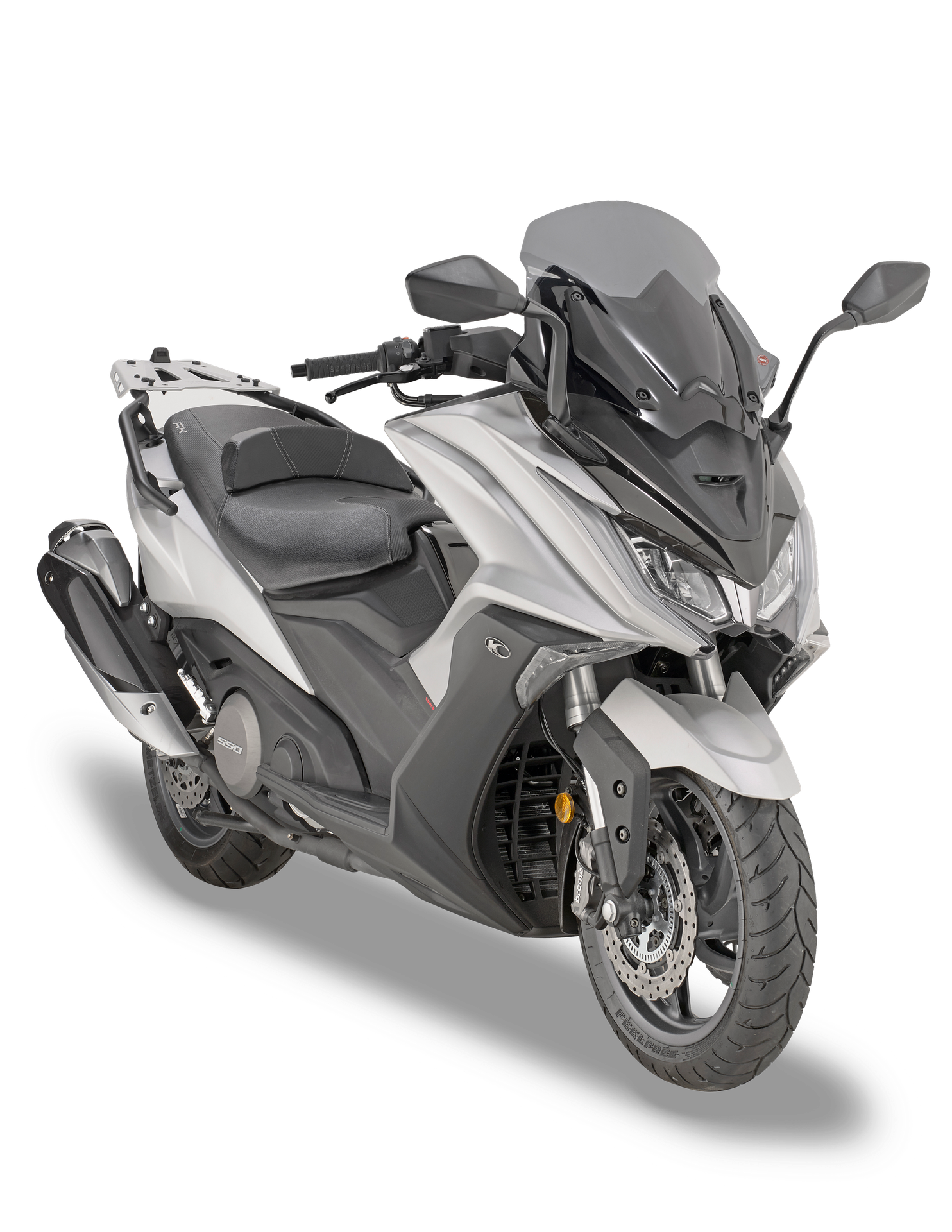 D6110S screen GIVI mounted on Kymco AK 550 ETS (17)