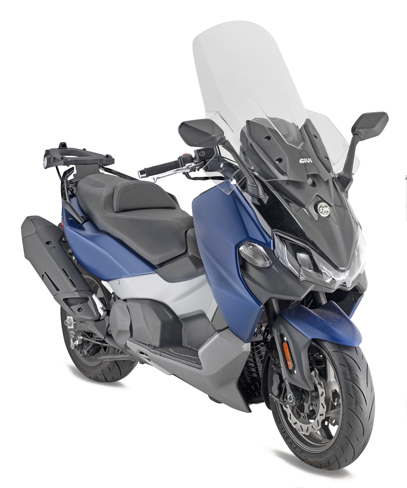 D7060ST screen GIVI mounted on Sym Maxsym TL 508 (20)