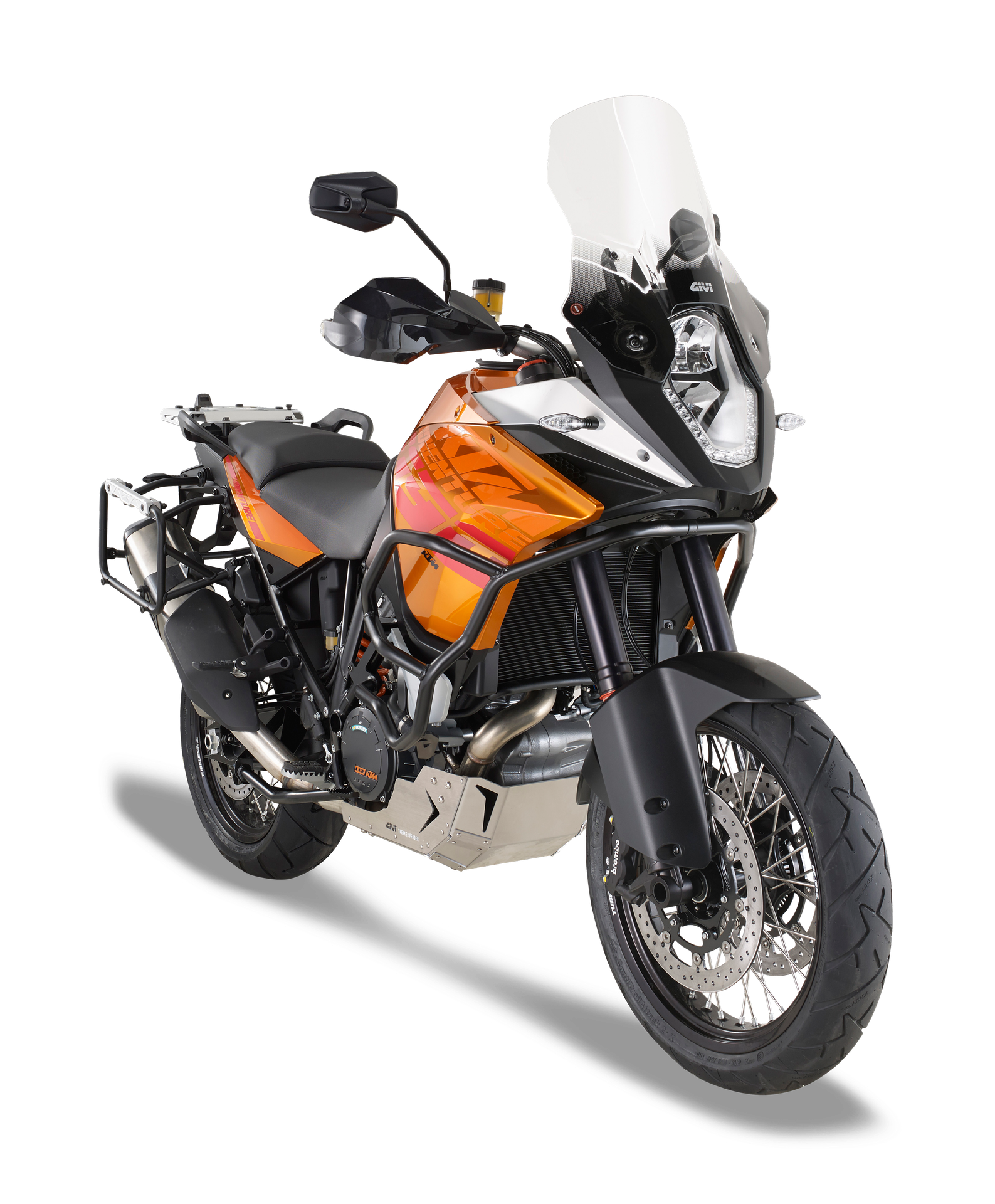 D7703ST screen GIVI mounted on KTM 1190 Adventure (13)