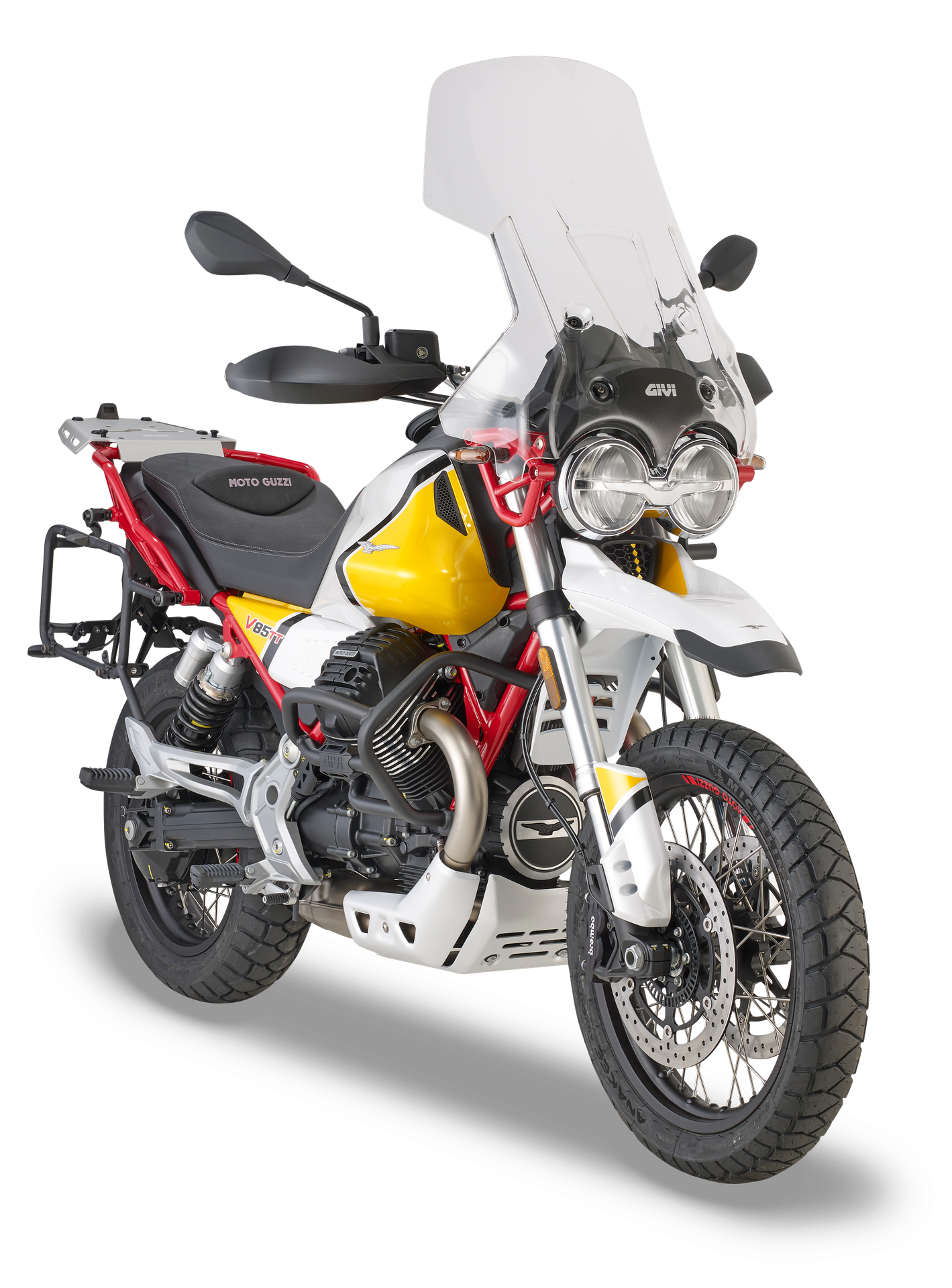 D8203ST screen GIVI mounted on Moto Guzzi V85 TT (19)