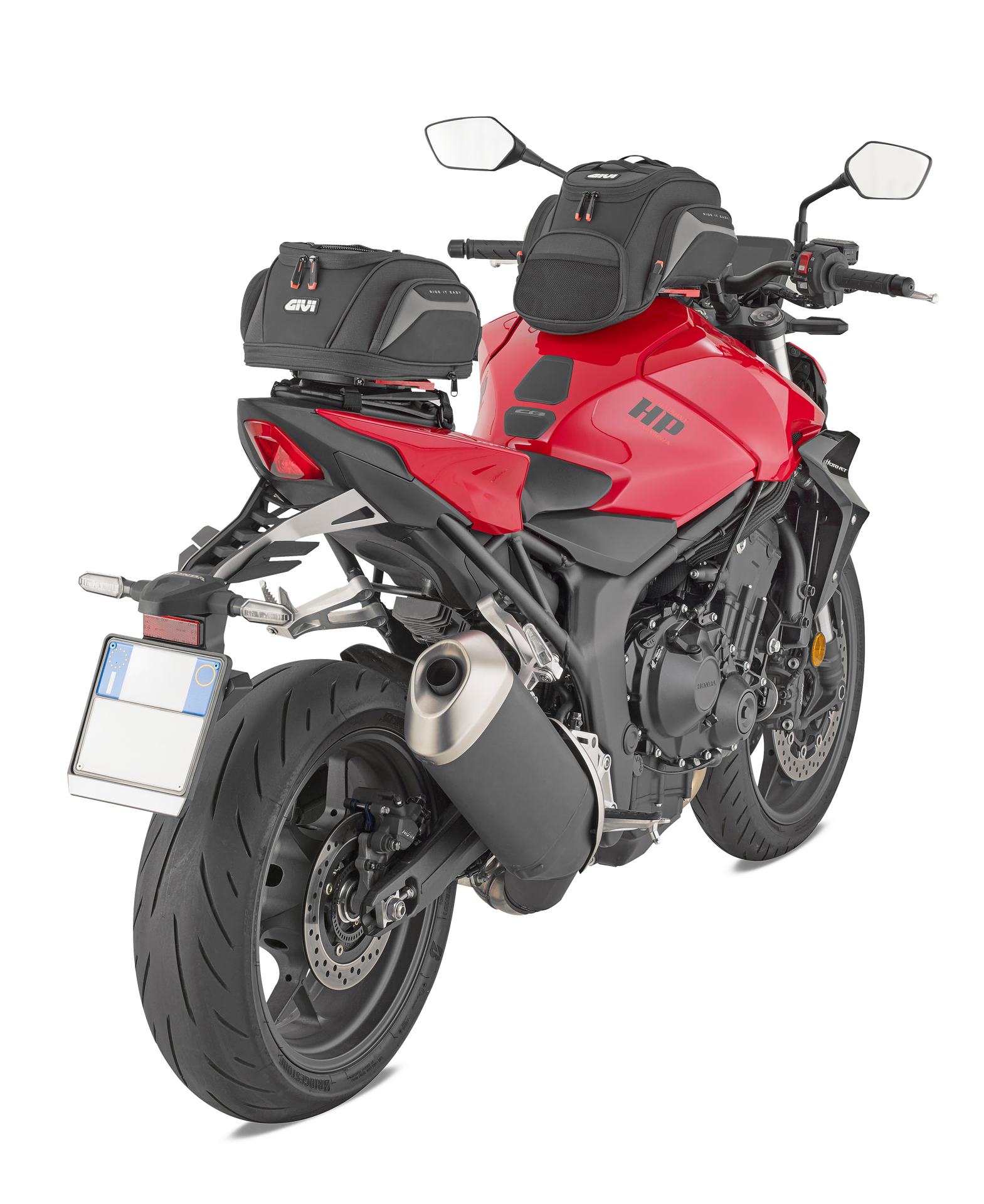 EASY07 Borsa da sella Seatlock montata su honda cb 1000 hornet (25)