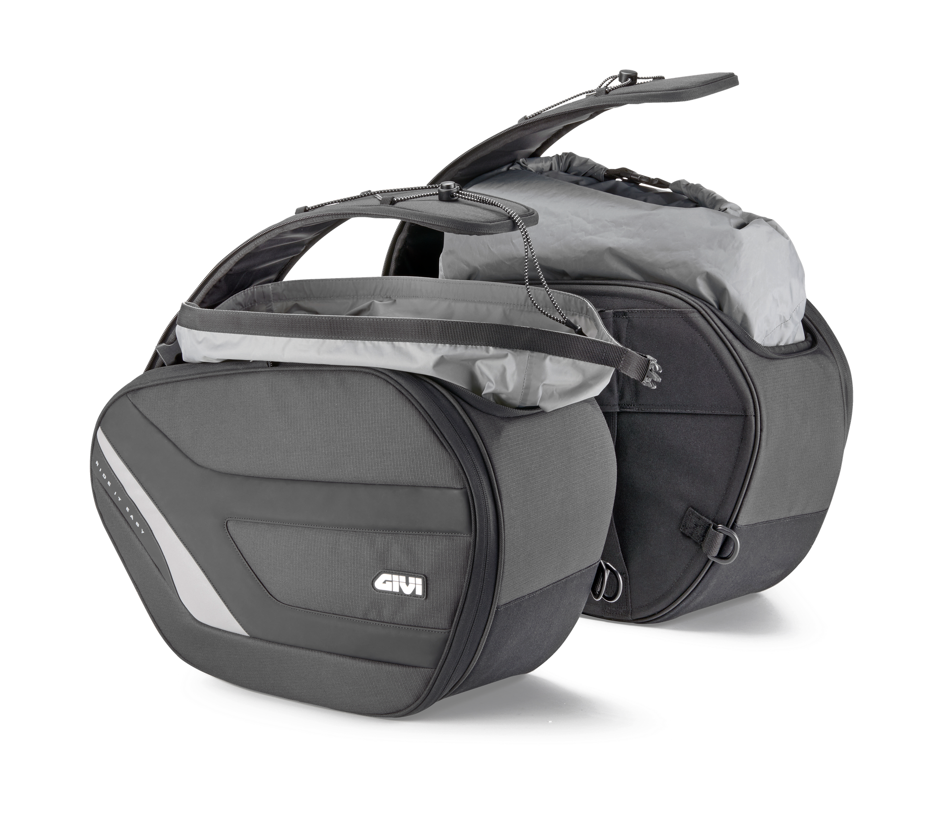 EASY10 Coppia di borse laterali GIVI aperte
