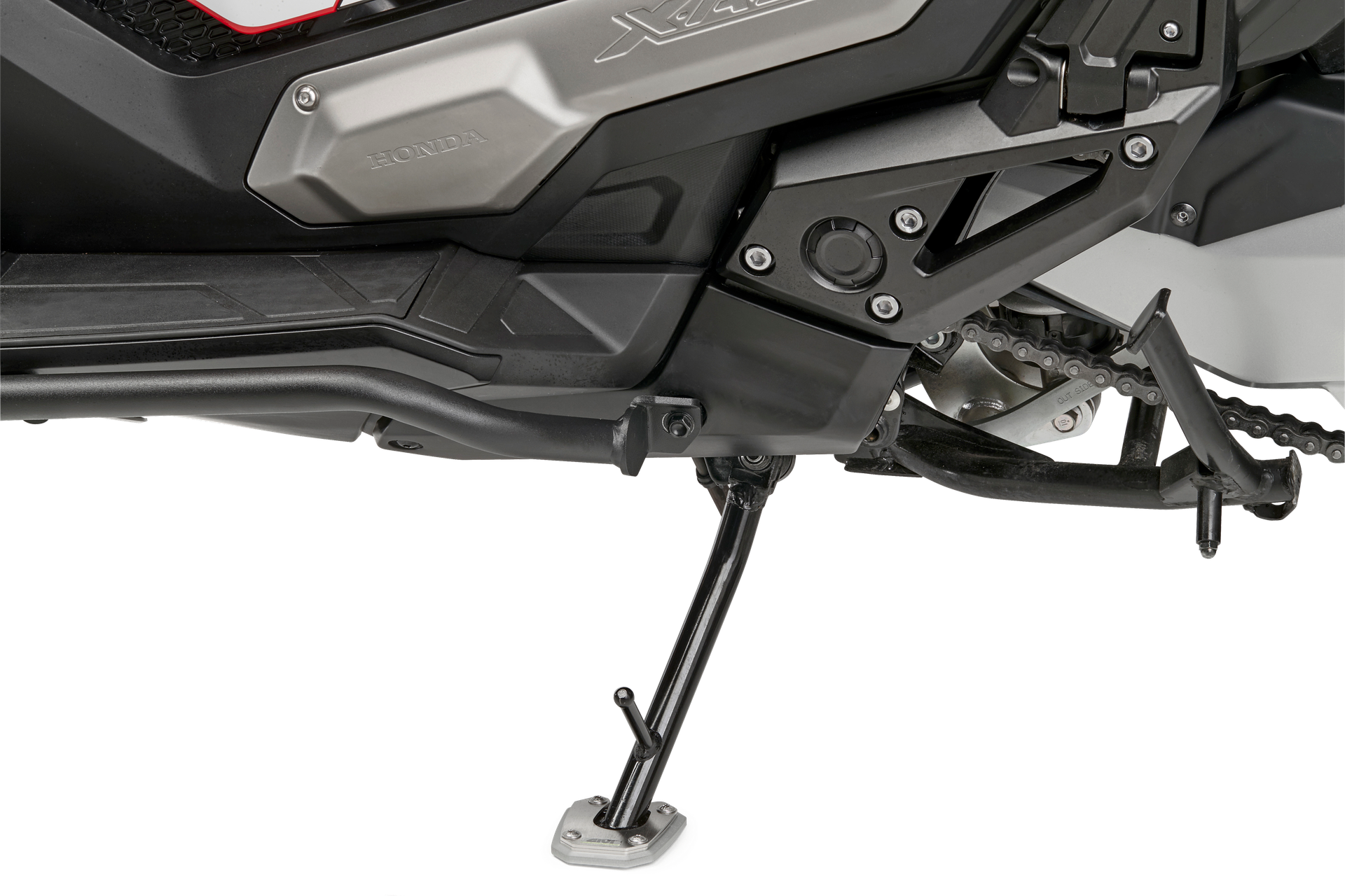 ES1156 side stand extension GIVI mounted on Honda X-ADV 750 (17)