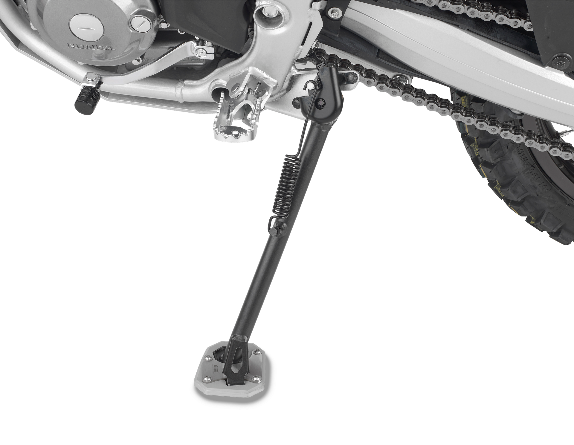 ES1191 side stand extension GIVI mounted on Honda CRF 300 L (21)