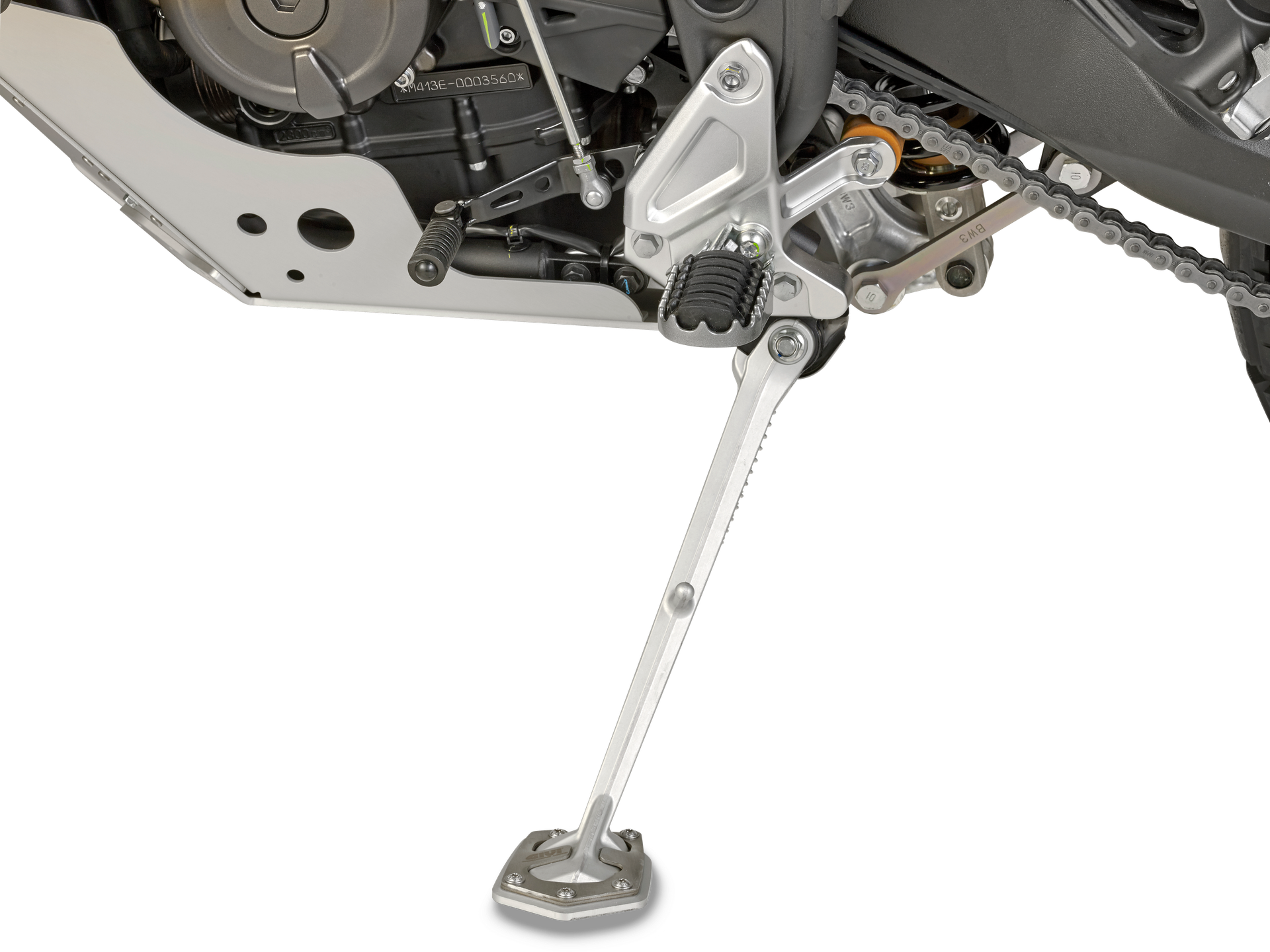 ES2145 side stand extension GIVI mounted on Yamaha Ténéré 700 (19)