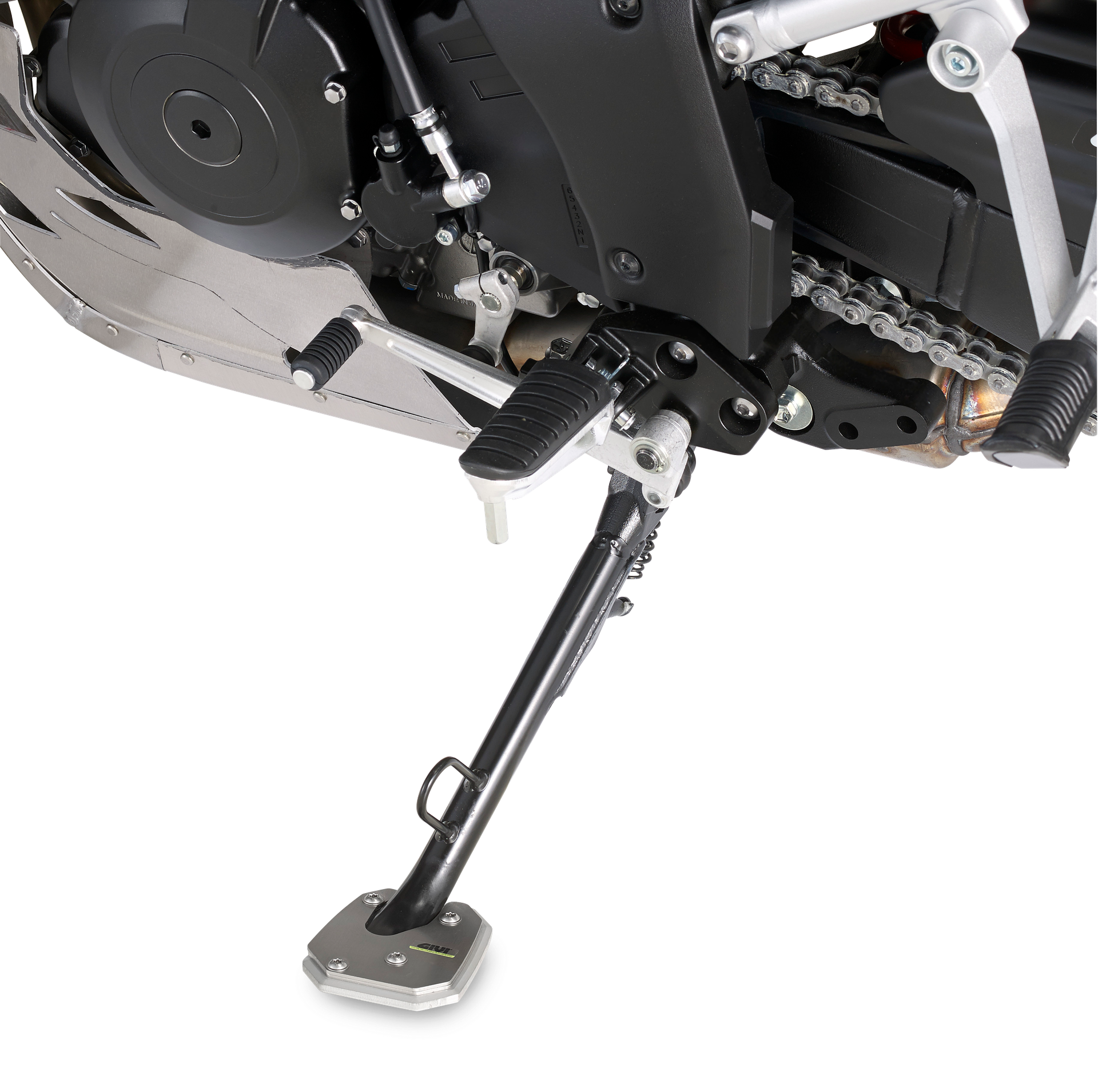 ES3105 side stand extension GIVI mounted on Suzuki DL 1000 V-Strom (14)