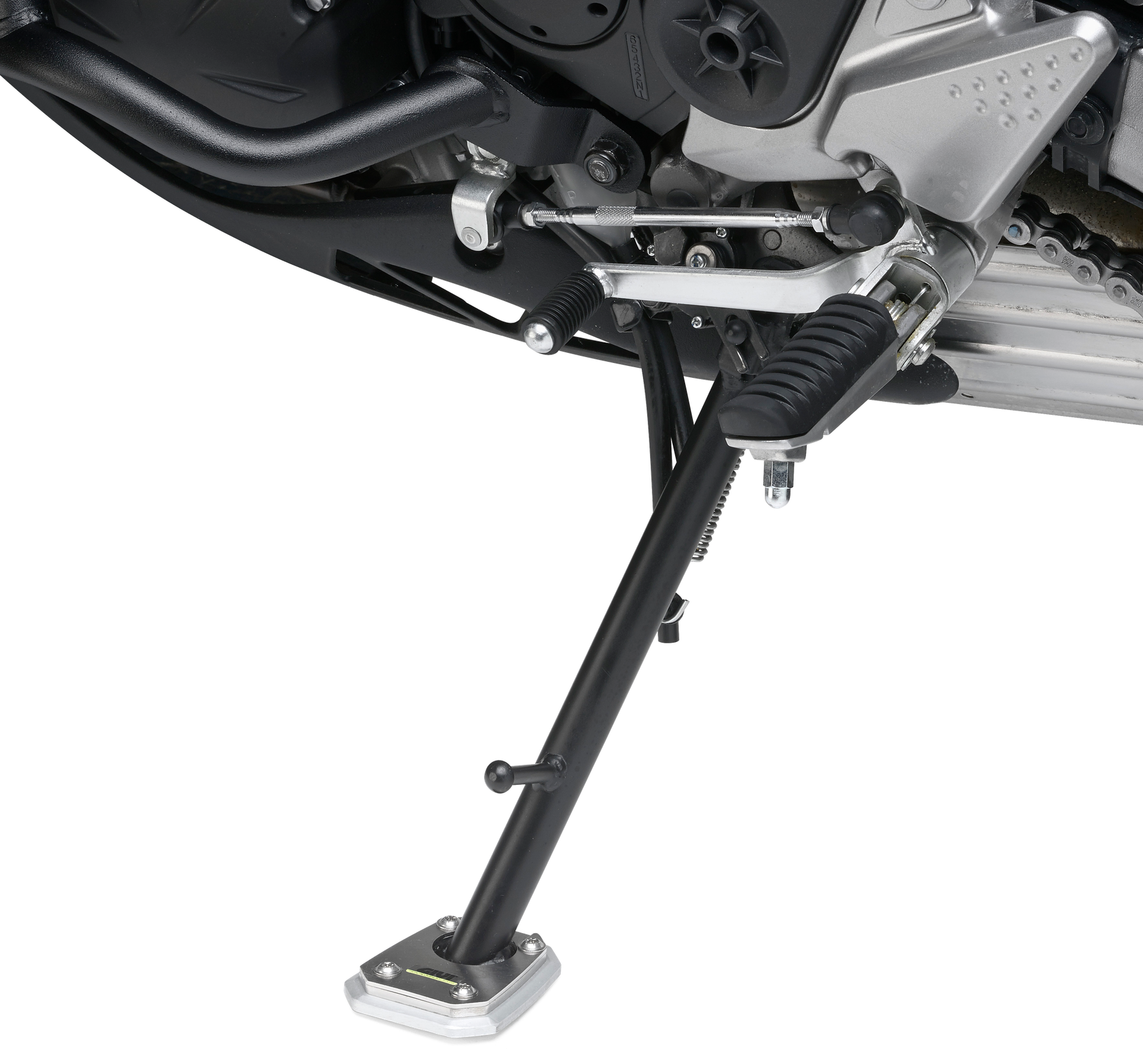 ES4103 side stand extension GIVI mounted on Kawasaki Versys 650 (10)