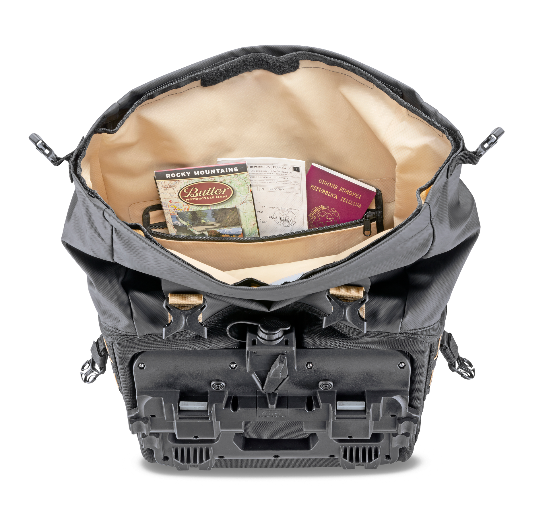 GRT727 Borsa laterale singola scantonata 25 lt. CANYON range