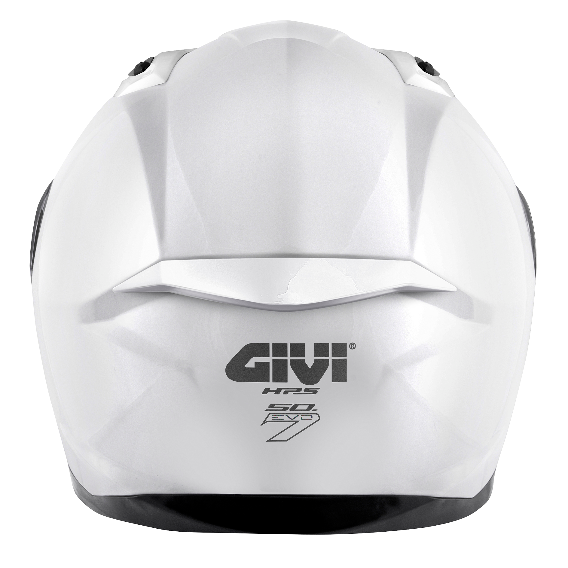 Helmet INTEGRALE 50.7 EVO SOLID COLOR (White) GIVI article code: H507SB910; image still-life back