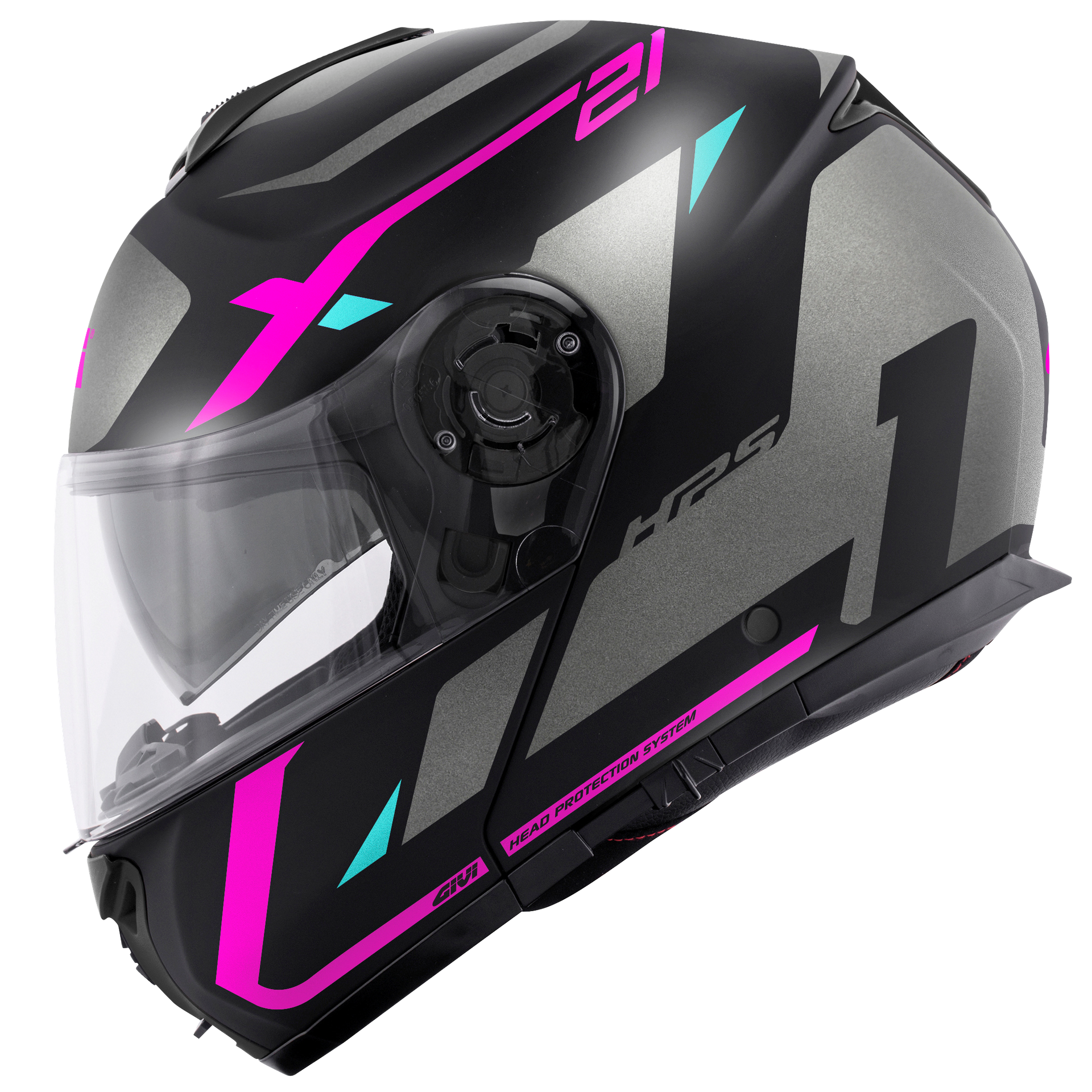 HX21RNBBP - Modular Helmet X21 EVO NUMBER LADY HX21RNBBP