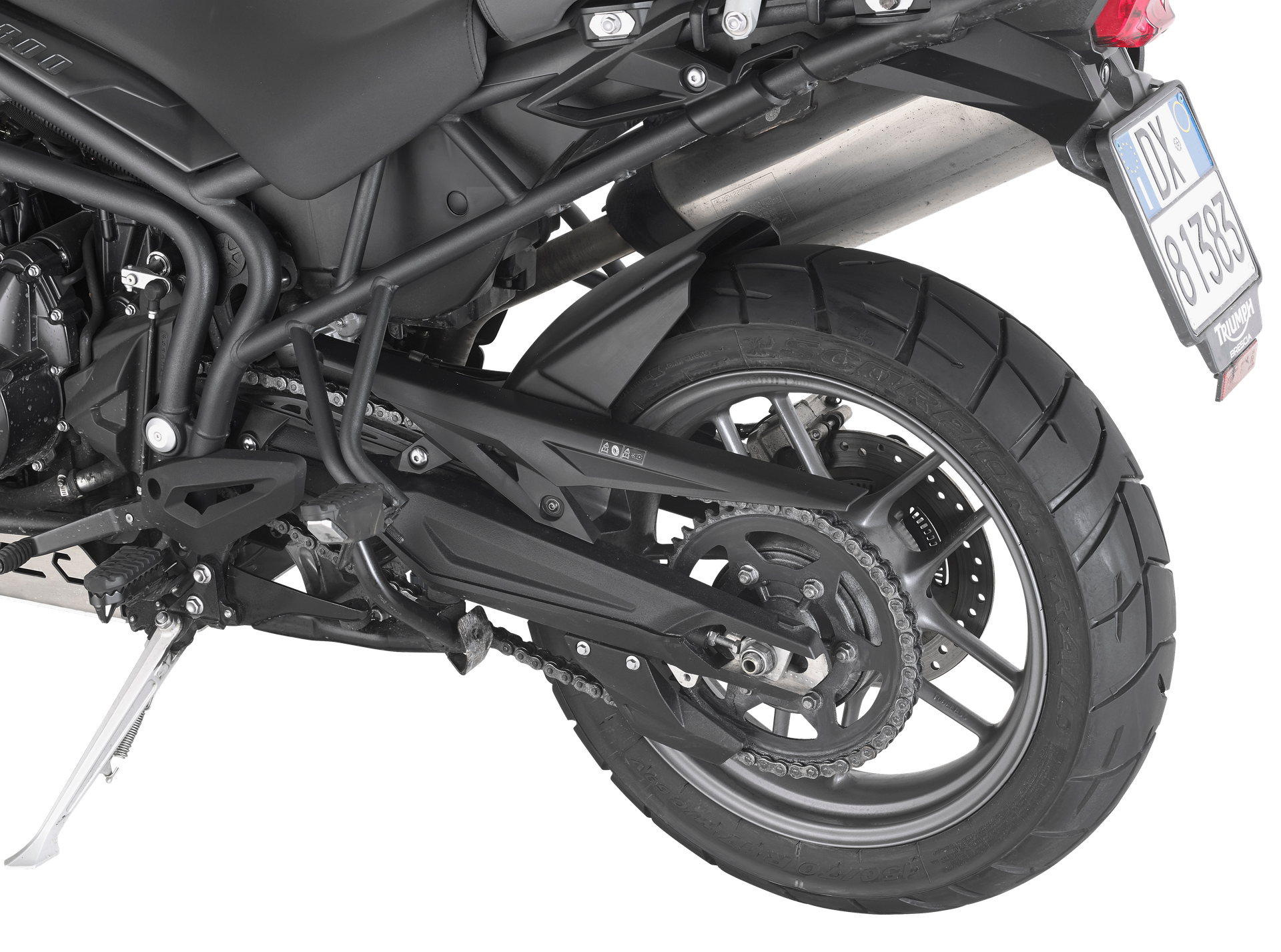 MG6401 mudguard GIVI mounted on Triumph Tiger 800 (11)