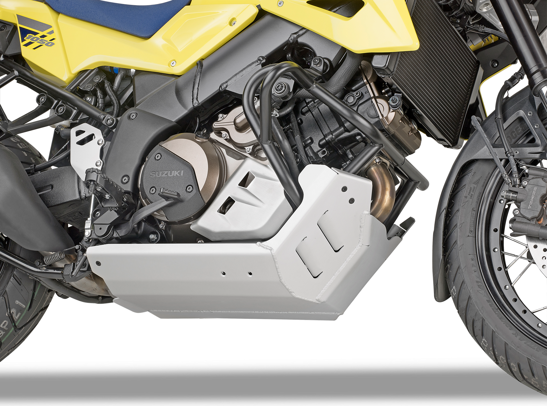 RP3118 oil carter protector GIVI mounted on Suzuki V-Strom 1050 XT (20)