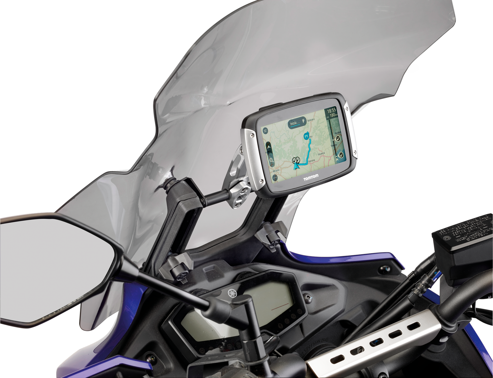 S902A smartBar GIVI mounted with STTR40SM on Yamaha MT-07 Tracer (16)