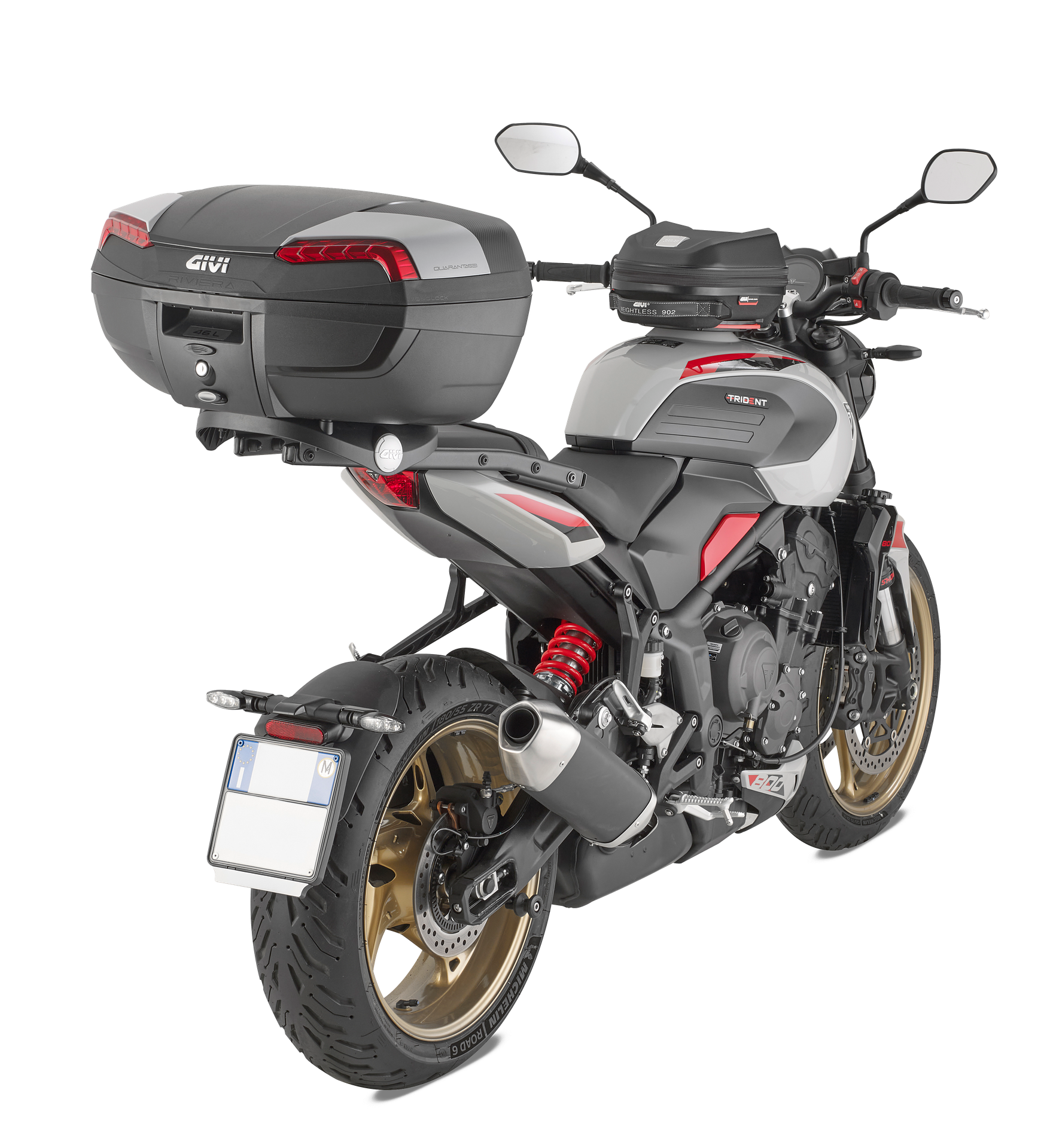 SR6419 specific special rack mounted on Triumph Trident 800 (26)
