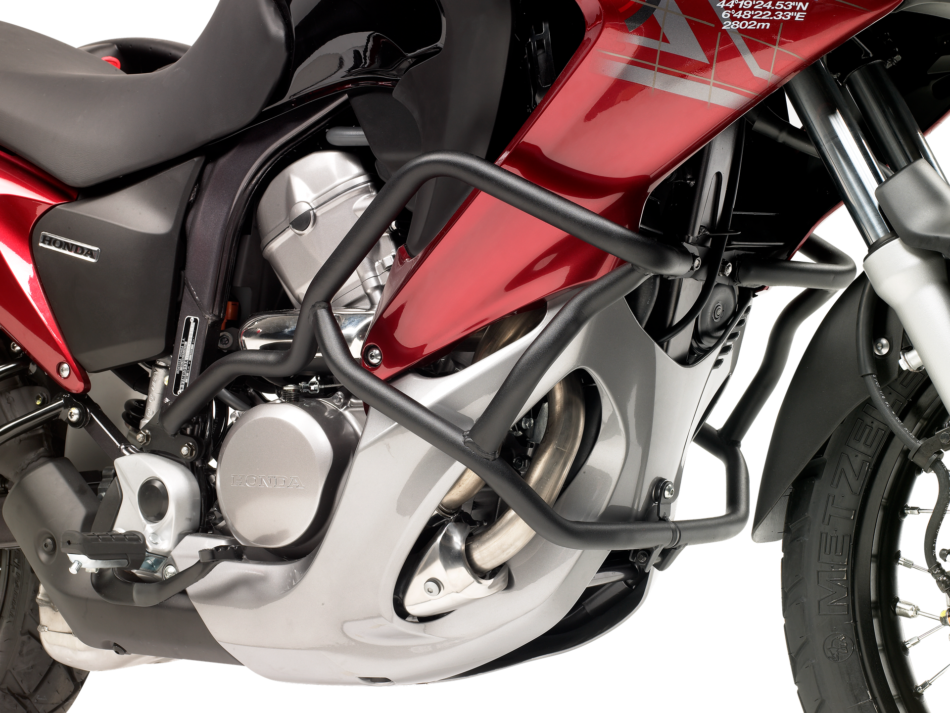 TN455 engine guard GIVI mounted on Honda XL 700V Transalp (08)