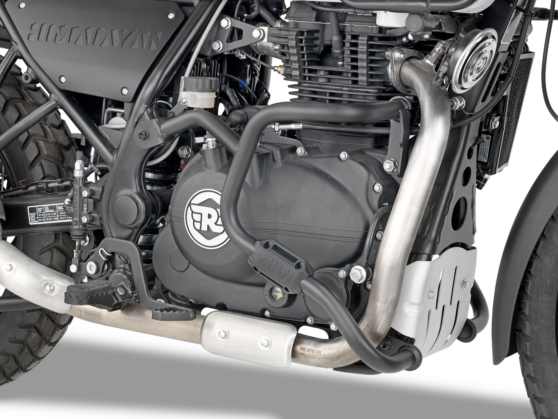 TN9050 engine guard GIVI mounted on Royal Enfield Himalayan (18)