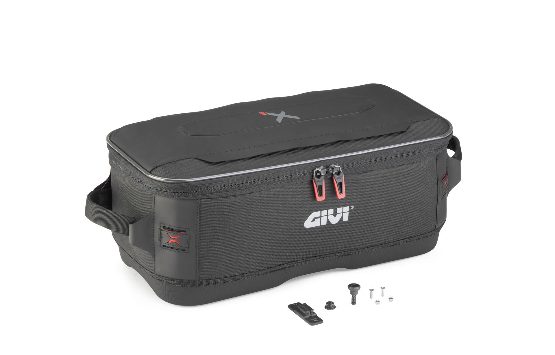 15-LTR water-resistant cargo bag with magnetic mounting