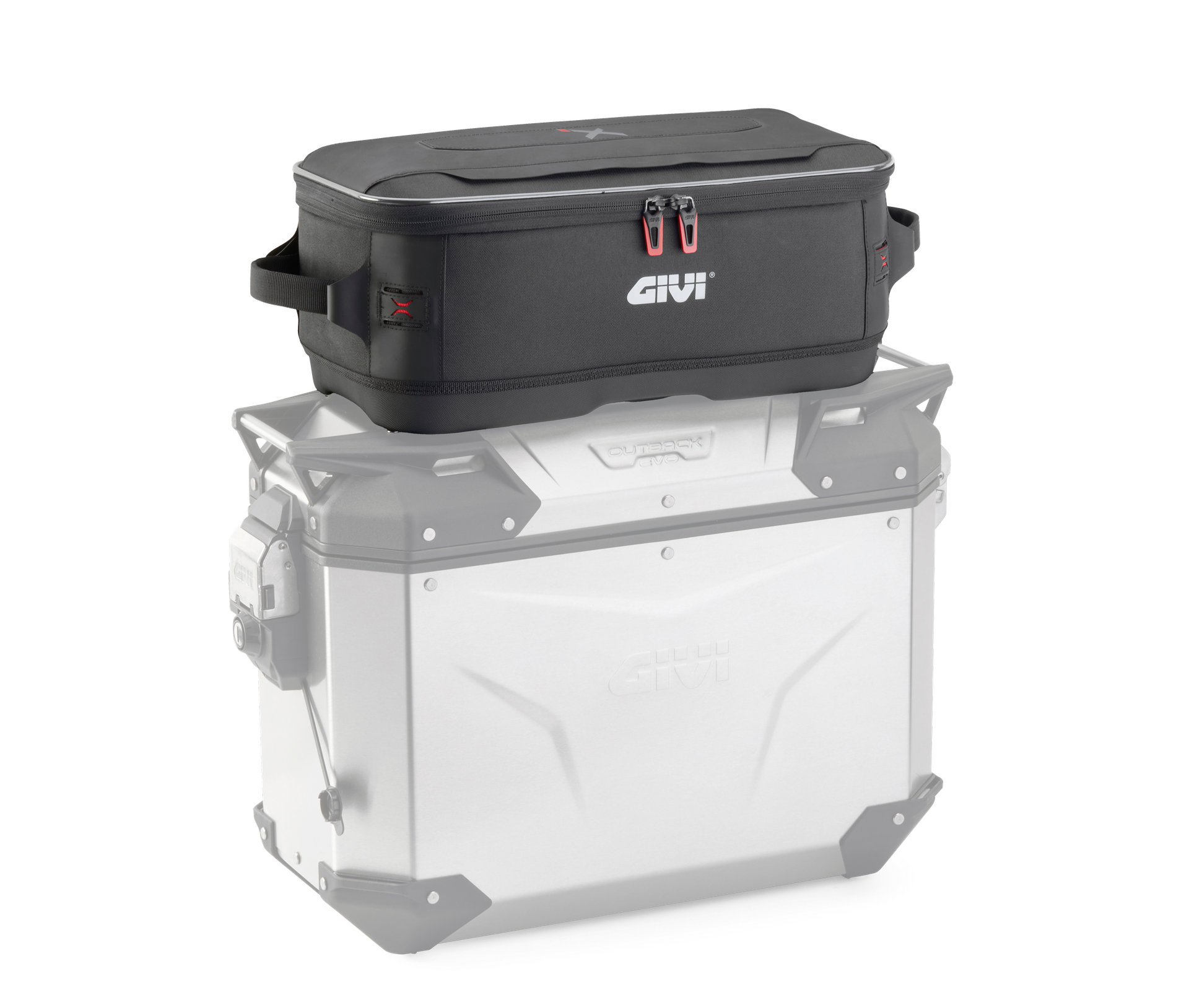 Borsa cargo water resistant con attacco magnetico, 15 lt mounted on trekker outback